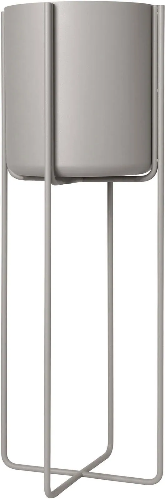 blomus KENA Übertopf Pflanzgefäß mit Gestell, elegantes Design, robustes Material, ideal für Innenräume