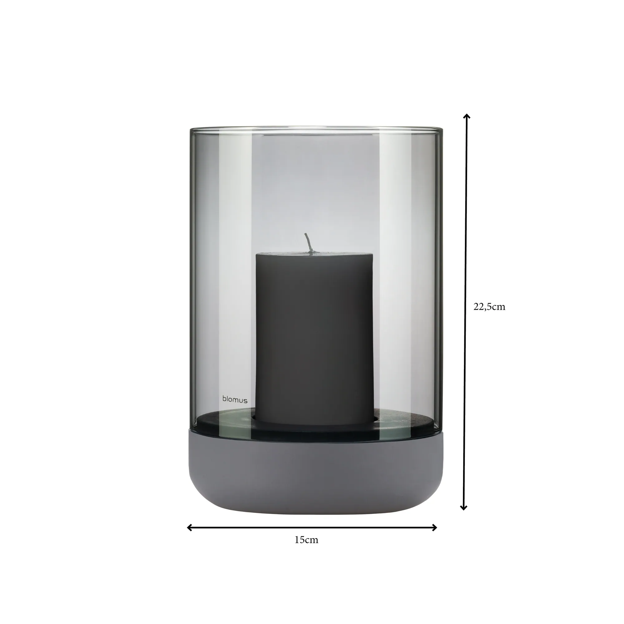 blomus CALMA Windlicht, elegantes Design, beruhigende Atmosphäre, Set mit 3 Größen 4