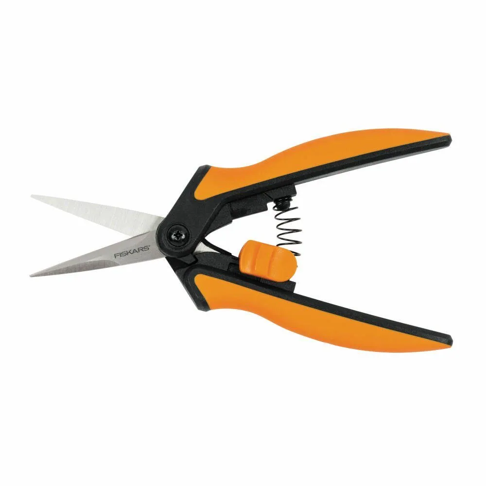Fiskars Gartenschere Solid Microtip SP13, präzise Edelstahlklingen, ergonomisches Design, SoftGrip-Einlagen 4