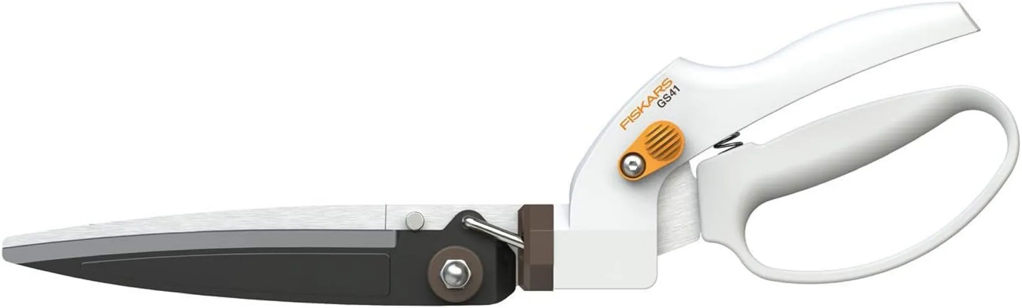 Fiskars Rasenkantenschere GS41, ergonomisches Design, beschichtete Klinge, sicherer Verriegelungsmechanismus