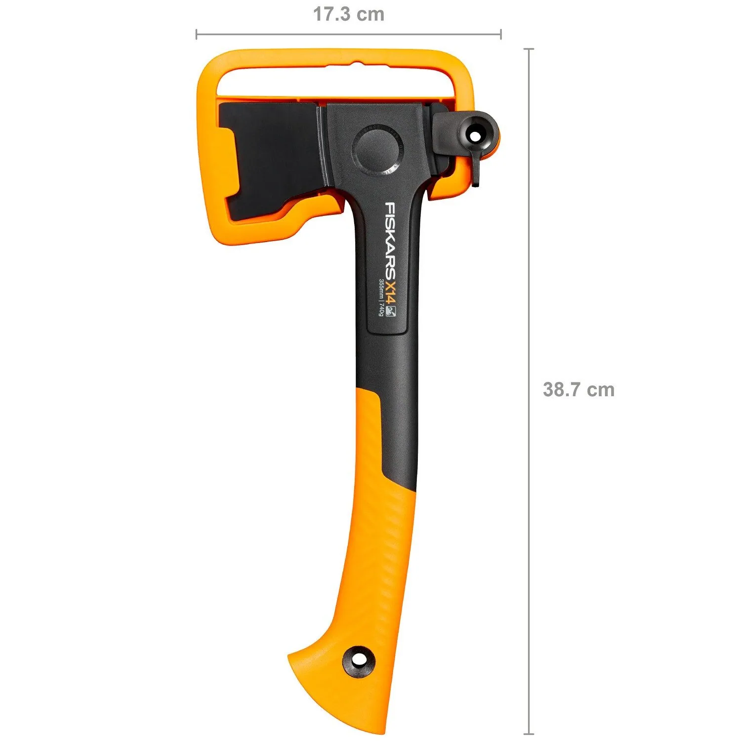Fiskars Universalaxt X14 XS, ergonomischer Stiel, leicht und vielseitig 4