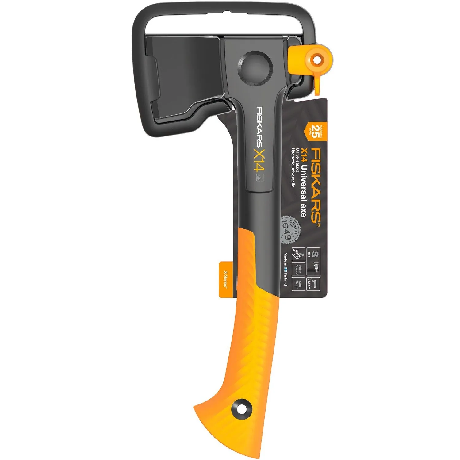 Fiskars Universalaxt X14 XS, ergonomischer Stiel, leicht und vielseitig 5