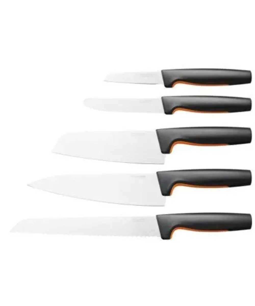 Fiskars Functional Form Messerblock, elegantes Design, ergonomischer Griff, 5 hochwertige Messer 2