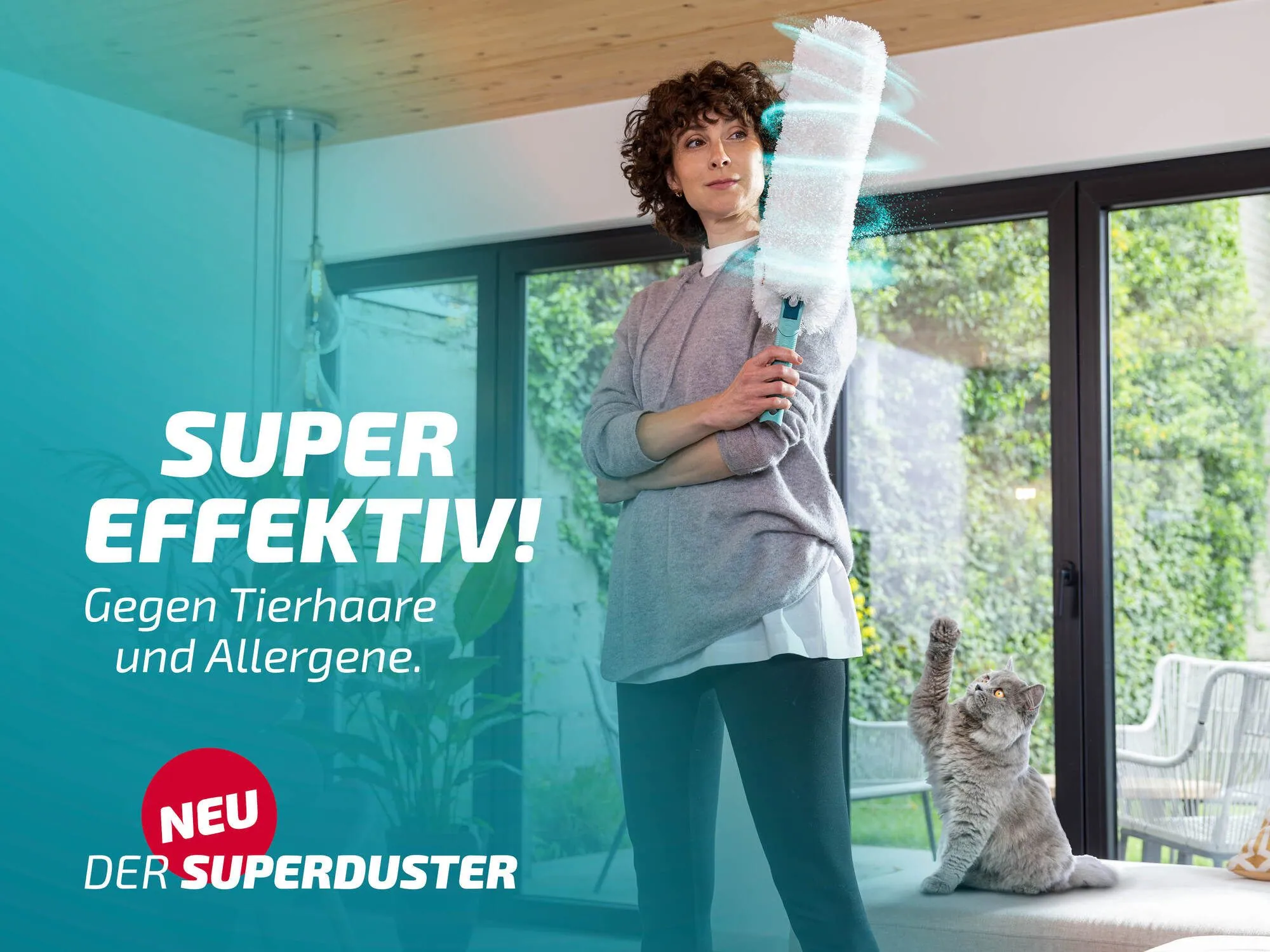 Leifheit SUPERDUSTER XL Staubbezüge, langlebig, waschbar, starke Reinigung — 2er Set 4