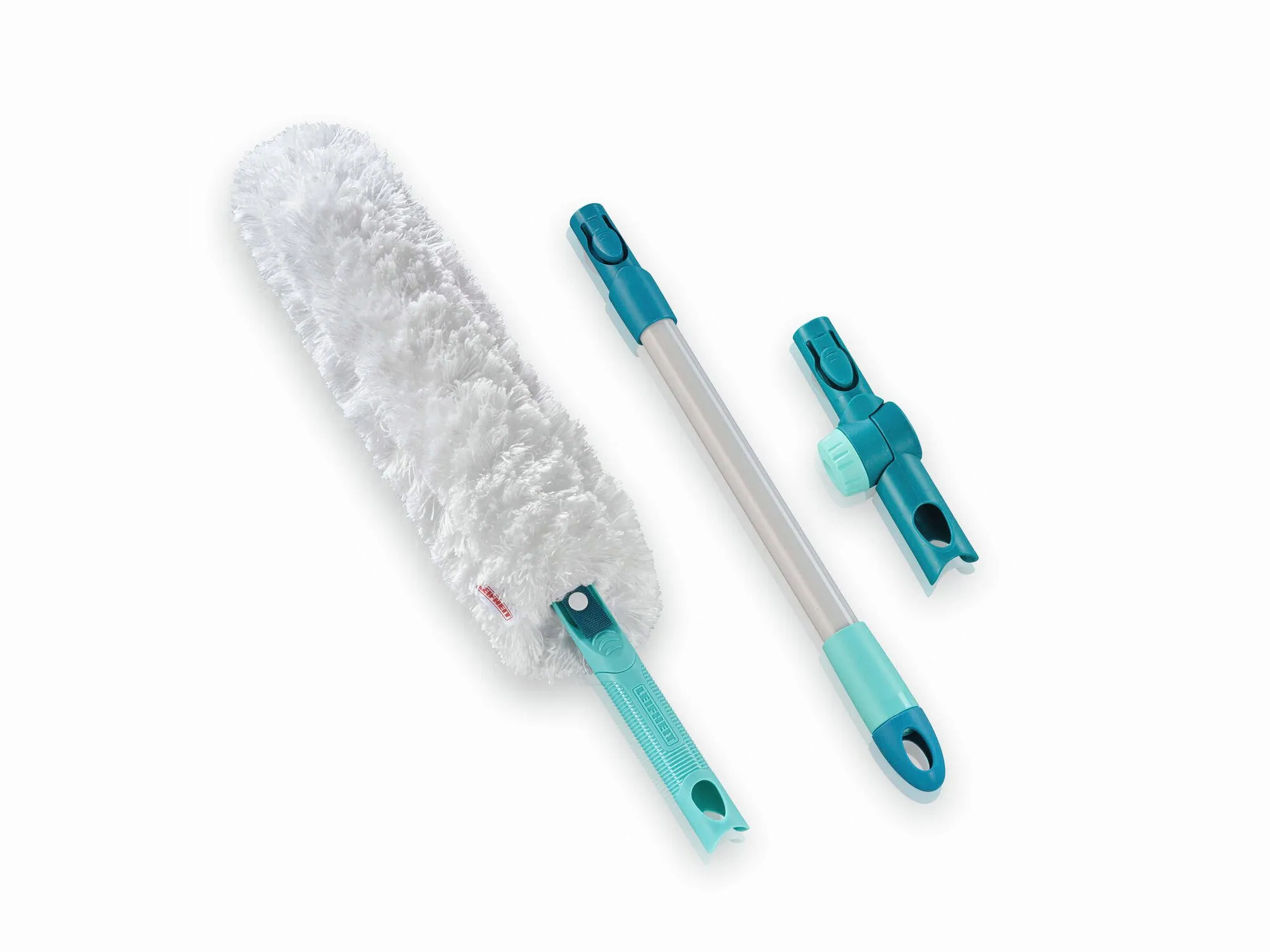 Leifheit SUPERDUSTER XL Pro Reach, waschbarer Mikrofaser, Click-System, ergonomischer Griff