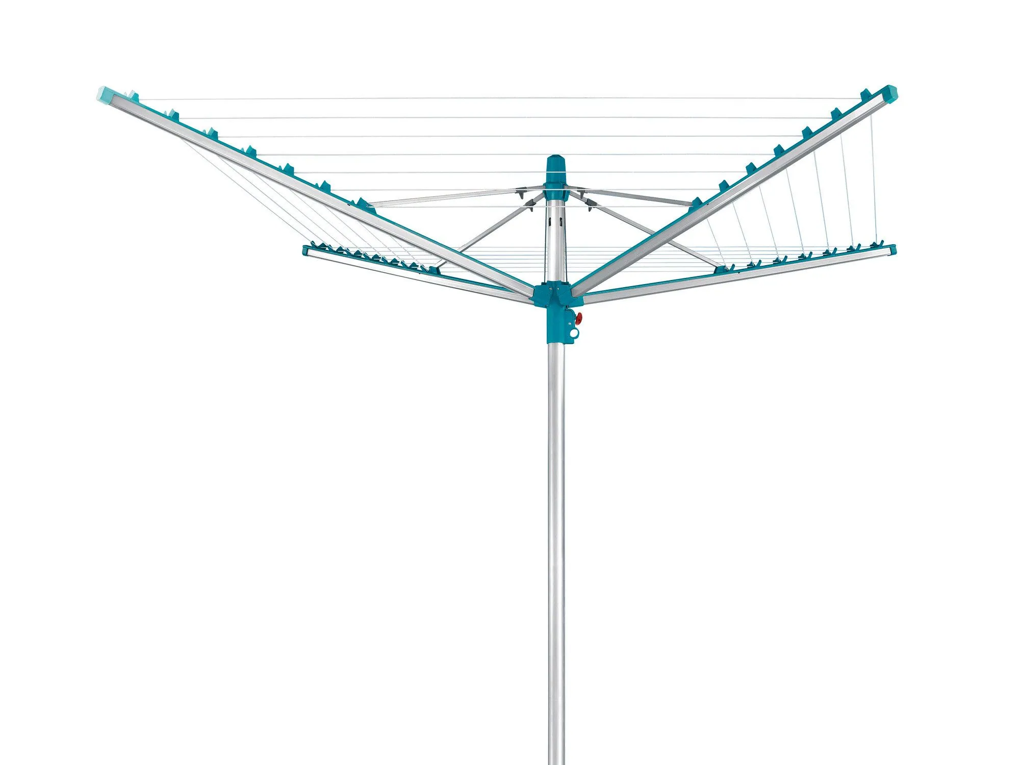 Leifheit Linomatic 400 Easy Wäschespinne, 40m Leinenlänge, Leinenautomatik, Easy-Lift-System