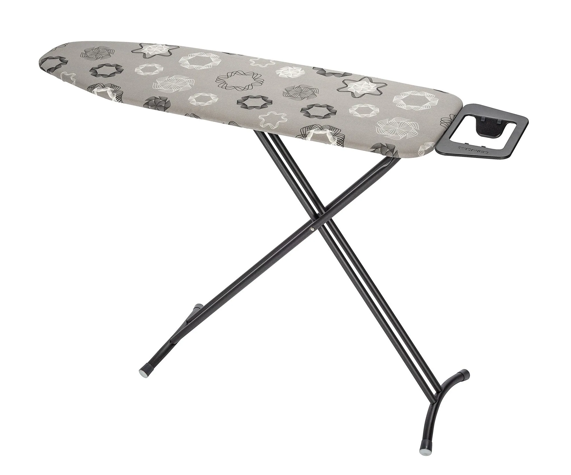 WENKO Bügelbrett Classic Black, höhenverstellbar, platzsparend klappbar — 120x38 cm Bügelfläche 5