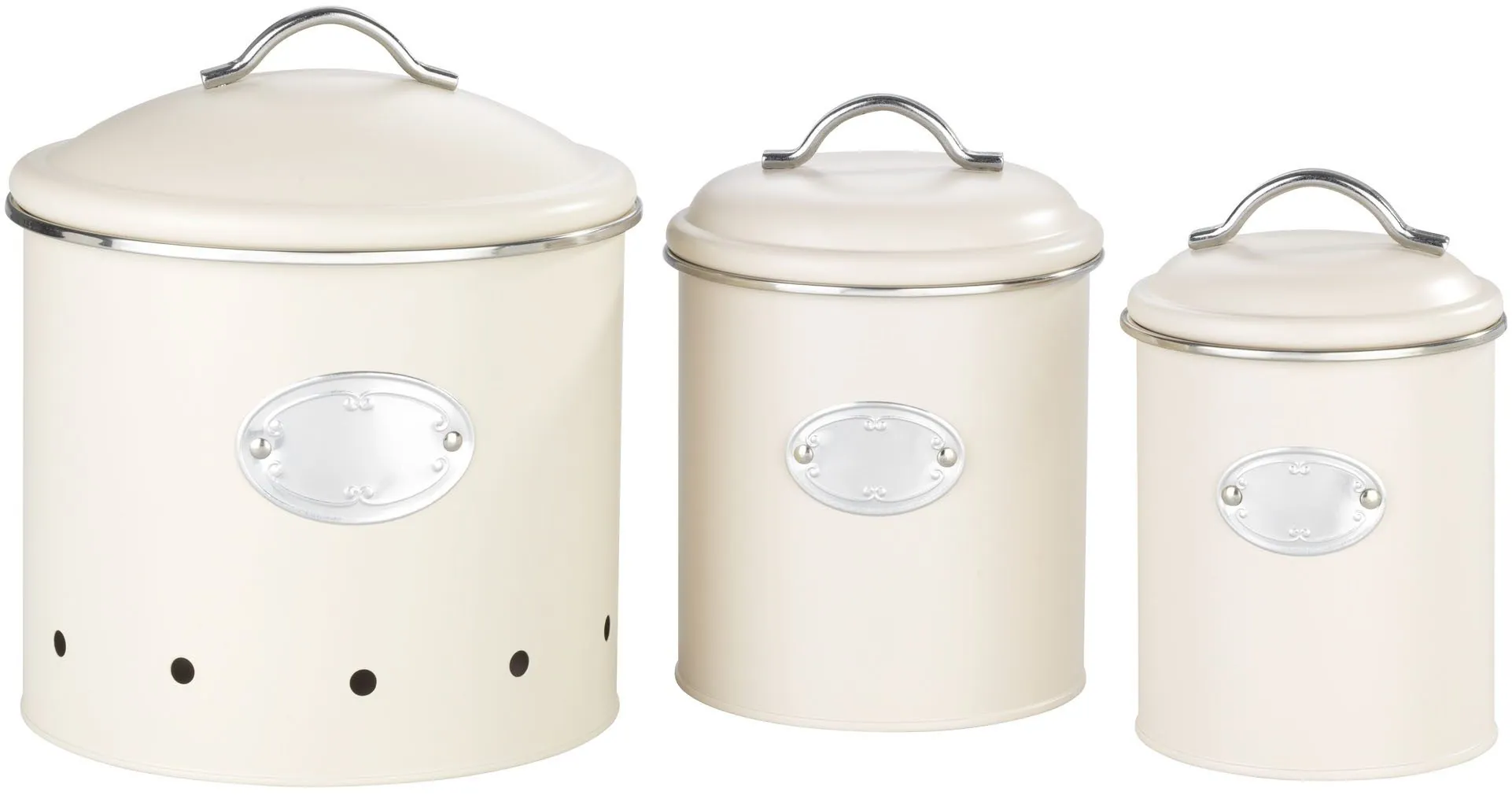 WENKO Vorratsdose Nero, Metall & Silikon, 4 L, stilvolles Retro-Design 5