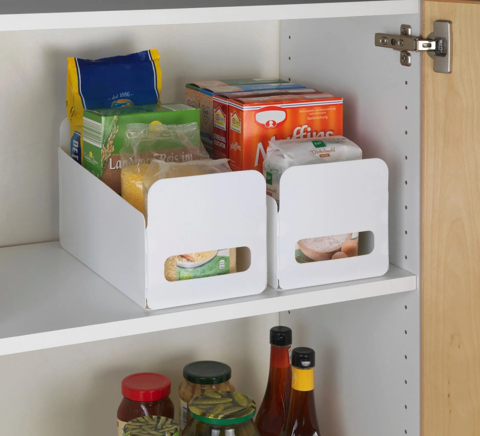 WENKO Organizer Universal Set, faltbare Aufbewahrungsboxen für Küche und Haushalt — Platzsparend, vielseitig, aus Kunststoff 4