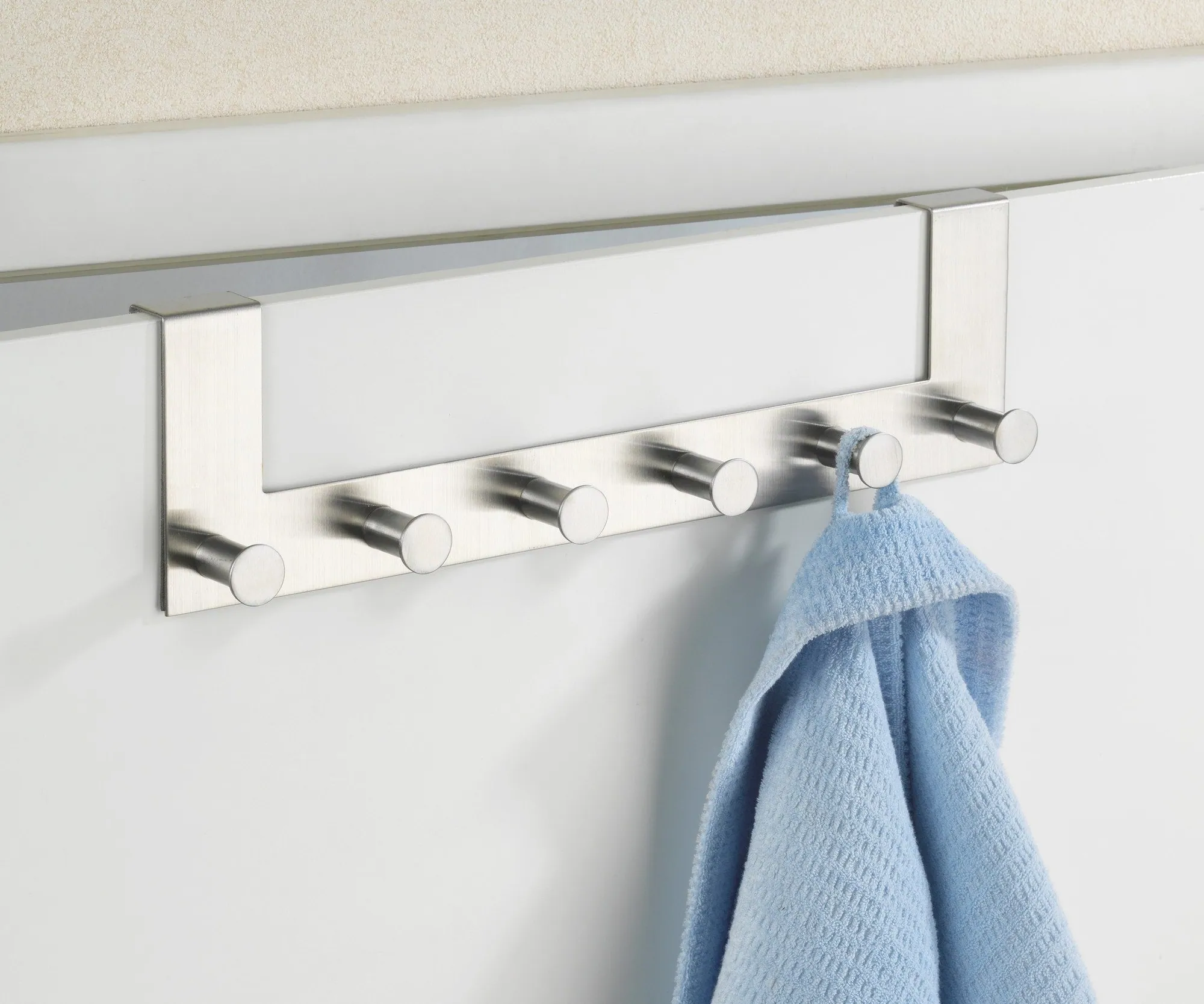WENKO Celano Türhaken, 6 Haken, rostfreier Edelstahl, für jedes Zimmer 5