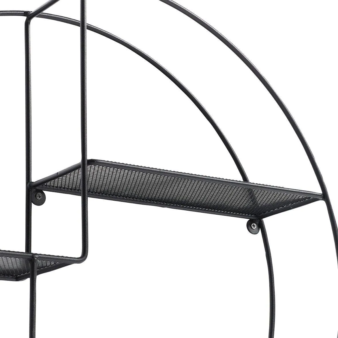 Zeller Present Wandregal, Industrial-Look, praktische Ablagen, filigranes Metallgestell 4