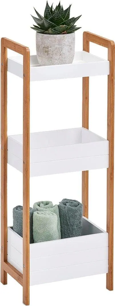 Zeller Present Ablageregal, aus hochwertigem Bambus und MDF, skandinavisches Design