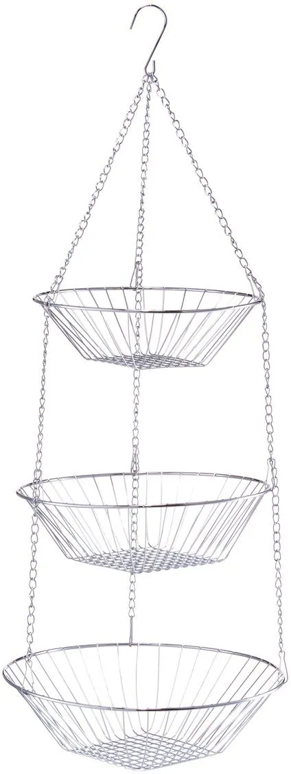 Zeller Present Hängekorb, platzsparend, hochwertige Verarbeitung, modernes Design